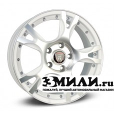 Диск 6.5x16 5x1120 ET33 D57.10 Yamato Samurai Kioto no Amira Белый матовый с алмазной полировкой