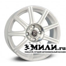 Диск 7.5x17 5x114.30 ET39 D60.10 Yamato Samurai Nitto-no Esisada Белый матовый с алмазной полировкой