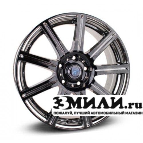 Диск 7.5x17 5x114.30 ET45 D73.10 Yamato Samurai Nitto-no Esisada Черный,Серебристый зеркальный