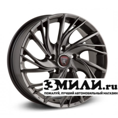 Диск 7.0x17 5x114.30 ET45 D66.10 Yamato Samurai Togo no Mikava Насыщенный антрацитовый