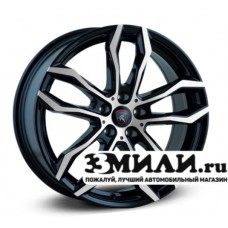 Диск 8.5x19 5x1120 ET33 D66.60 Yamato Samurai Yoshinori Черный с полированной лицевой поверхностью