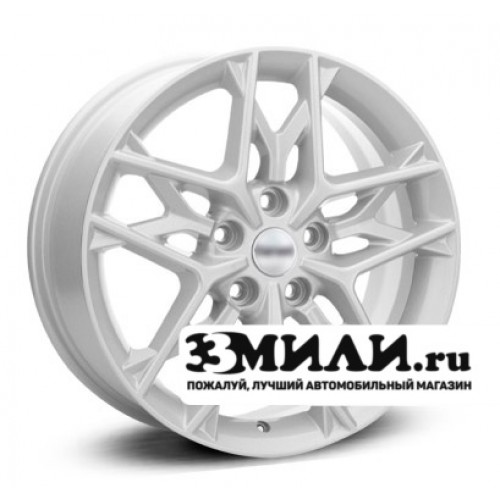 Диск 7.5x17 5x114.30 ET50 D67.10 КиК ZV Mazda 6 KC894 Серебристый