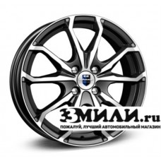 Диск 6.0x16 4x1080 ET48 D63.35 КиК Brent Черный с полированной лицевой поверхностью