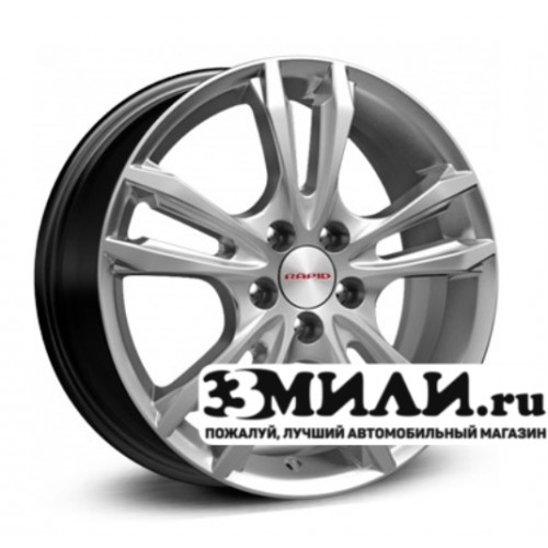 Диск 6.0x16 4x1000 ET40 D67.10 КиК Samara Насыщенный серебристый