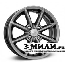 Диск 6.0x14 4x1000 ET30 D67.10 КиК Sportline Темно - серый глянцевый