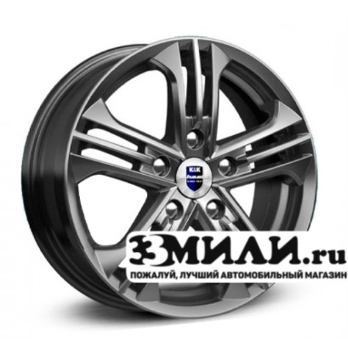 Диск 6.5x16 5x114.30 ET45 D67.10 КиК Trinity Антрацитовый