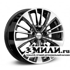 Диск 7.5x18 5x114.30 ET45 D66.10 Скад KL-1060 Черный с полированной лицевой поверхностью
