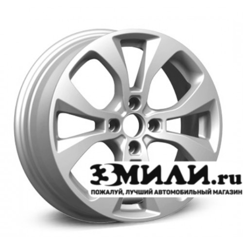 Диск 6.0x16 4x1000 ET40 D60.10 Скад KL-296 Насыщенный серебристый