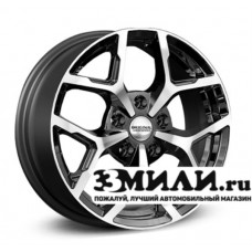 Диск 6.5x16 5x114.30 ET40 D66.10 Скад KL-368 Черный с полированной лицевой поверхностью