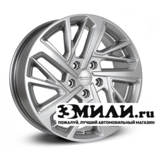 Диск 7.0x17 5x1120 ET45 D57.10 Скад KL-372 Насыщенный серебристый