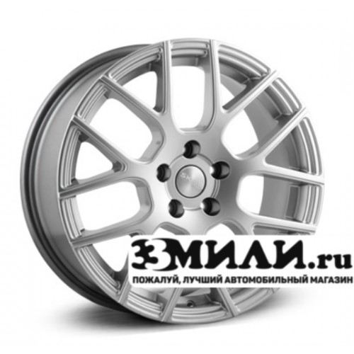 Диск 8.0x18 5x1080 ET45 D67.10 Скад Stiletto Насыщенный серебристый