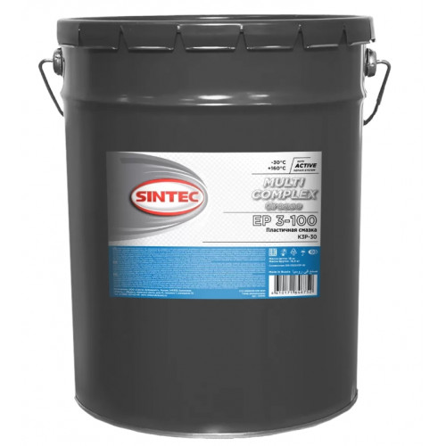 Смазка пластичная SINTEC MULТI COMPLEX GREASE ЕР 3-100 (18 кг)