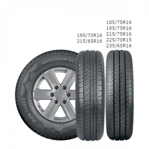 Шина 215/75R16C 116/114S Ikon (Nokian Tyres) Nordman SC Лето Шина 215/75R16C 116/114S Ikon (Nokian Tyres) Nordman SC Лето