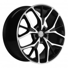 Диск 8x20 5x108 ET46 D63.4 Khomen Wheels KHW2012 (Geely Monjaro (KX11)) Black-FP