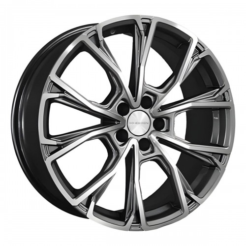 Диск 7.5x19 5x108 ET47 D60.1 Khomen Wheels KHW1907 (Chery Tiggo 8/8 Pro) Gray-FP