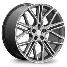 Диск 9.5x21 5x120 ET45,5 D62.5 Khomen Wheels KHW2101 (Li 7/9) Gray-FP