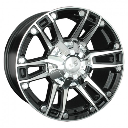 Диск 8x17 6x139,7 ET25 D106.1 LS LS 558 BKF