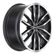 Диск 9x20 6x139.7 ET38 D67.1 MAK Peak Black mirror