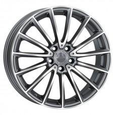 Диск 8x19 5x112 ET38 D66.6 MAK Komet Gun Met-Mirror Face
