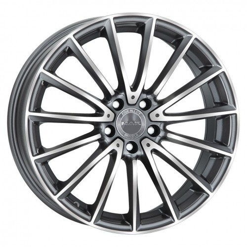 Диск 8x19 5x112 ET38 D66.6 MAK Komet Gun Met-Mirror Face Диск 8x19 5x112 ET38 D66.6 MAK Komet Gun Met-Mirror Face