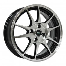 Диск 6x14 4x100 ET35 D73.1 Megami MGM-5 bkf