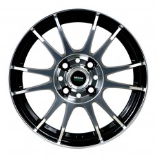 Диск 6x14 4x100 ET49 D56.6 Megami MGM-3 bkf Диск 6x14 4x100 ET49 D56.6 Megami MGM-3 bkf