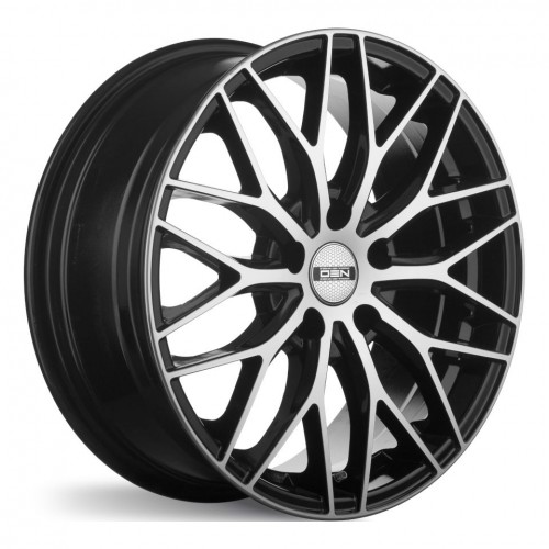 Диск 7.0x17 5x114.30 ET40 D67.10 NEO 740 Черный с полированной лицевой поверхностью