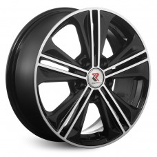 Диск 6x16 5x114,3 ET43 D67.1 RЕPLIKEY Creta (R106) BK/FP