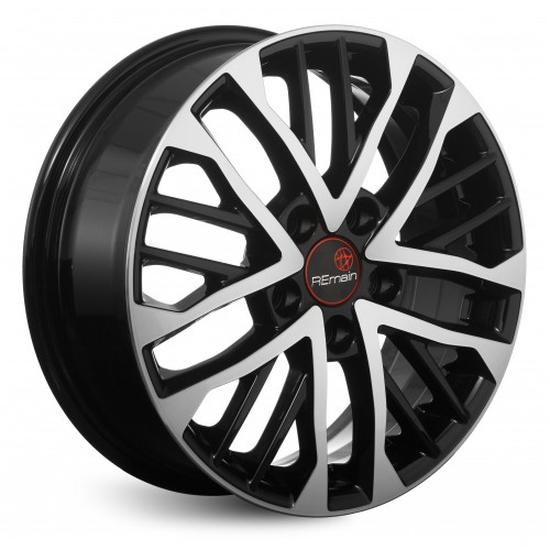 Диск 6x16 5x114,3 ET43 D67.1 RЕPLIKEY Creta FL (R238) BK/FP Диск 6x16 5x114,3 ET43 D67.1 RЕPLIKEY Creta FL (R238) BK/FP