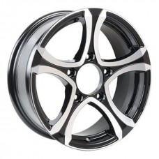 Диск 6.5x16 5x139.70 ET40 D98.10 Venti 1610 Черный с полированной лицевой поверхностью