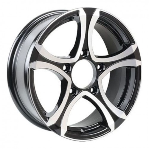 Диск 6.5x16 5x139.70 ET40 D98.10 Venti 1610 Черный с полированной лицевой поверхностью