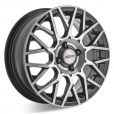 Диск 6x15 4x100 ET37 D60.1 Xtrike X-132 BK/FP