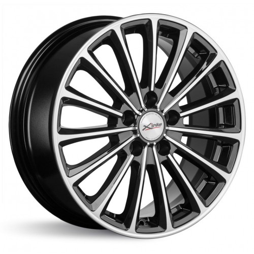 Диск 7x17 5x108 ET45 D63.35 Xtrike X-136 BK/FP