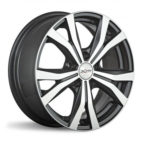Диск 6.5x16 5x105 ET38 D56.6 Xtrike X-119 BKM/FP Диск 6.5x16 5x105 ET38 D56.6 Xtrike X-119 BKM/FP