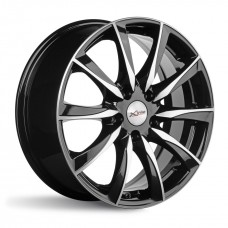 Диск 7x17 5x108 ET45 D63.35 Xtrike X-120М BKM/FP