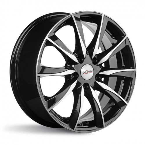 Диск 7x17 5x108 ET45 D63.35 Xtrike X-120М BKM/FP