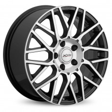 Диск 7x17 4x100 ET43 D60.1 Xtrike X-131 BKM/FP