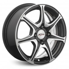 Диск 6x14 4x100 ET35 D67.1 Xtrike X-110 BK/FP