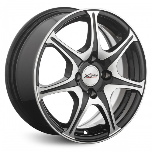 Диск 6x14 4x114,3 ET35 D67.1 Xtrike X-110 BK/FP Диск 6x14 4x114,3 ET35 D67.1 Xtrike X-110 BK/FP