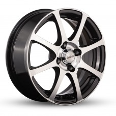 Диск 5.5x14 4x100 ET35 D67.1 Xtrike X-114M BK/FP Диск 5.5x14 4x100 ET35 D67.1 Xtrike X-114M BK/FP