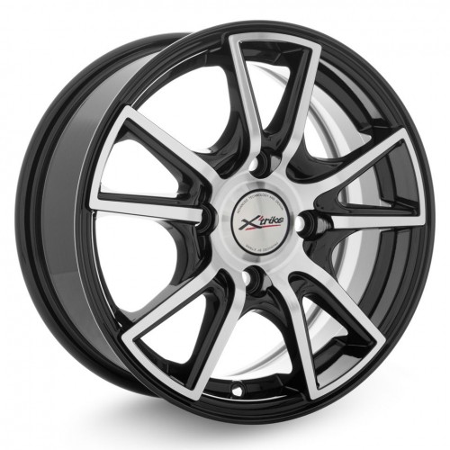 Диск 6x14 4x114,3 ET38 D67.1 Xtrike X-104 BK/FP