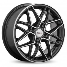 Диск 5.5x14 4x100 ET35 D67.1 Xtrike X-147 BK/FP
