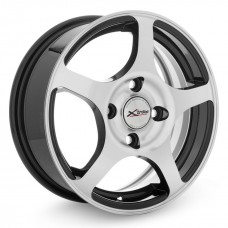 Диск 5.5x14 4x108 ET43 D63.35 Xtrike X-103 BK/FP
