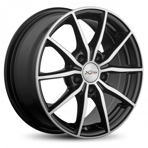 Диск 6.5x15 5x110 ET35 D65.1 Xtrike X-111 BK/FP Диск 6.5x15 5x110 ET35 D65.1 Xtrike X-111 BK/FP