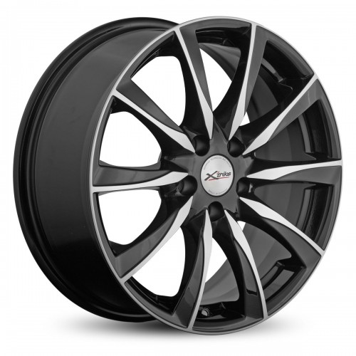Диск 7x17 5x108 ET40 D67.1 Xtrike X-120 BK/FP