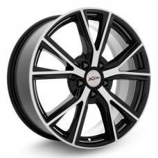 Диск 7.5x18 5x108 ET38 D54.1 Xtrike X-122 BK/FP
