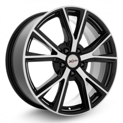 Диск 7.5x18 5x112 ET45 D57.1 Xtrike X-122 BK/FP