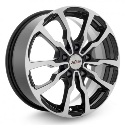 Диск 6.5x16 5x114,3 ET40 D66.1 Xtrike X-117 BK/FP
