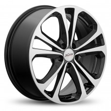 Диск 7x17 5x110 ET39 D65.1 Xtrike X-113 BK/FP