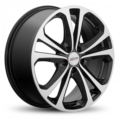 Диск 7x17 5x100 ET38 D67.1 Xtrike X-113 BK/FP